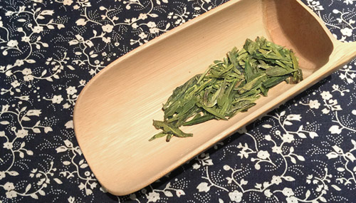 Longjing Tea Leaves in Hangzhou China